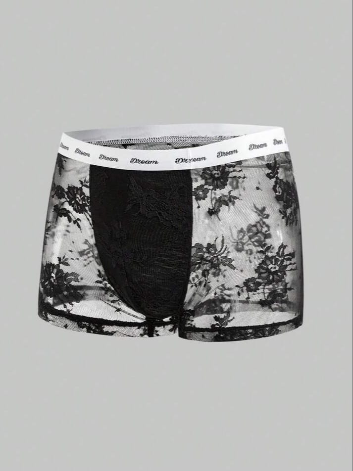 Men's lace trim briefs Underwear